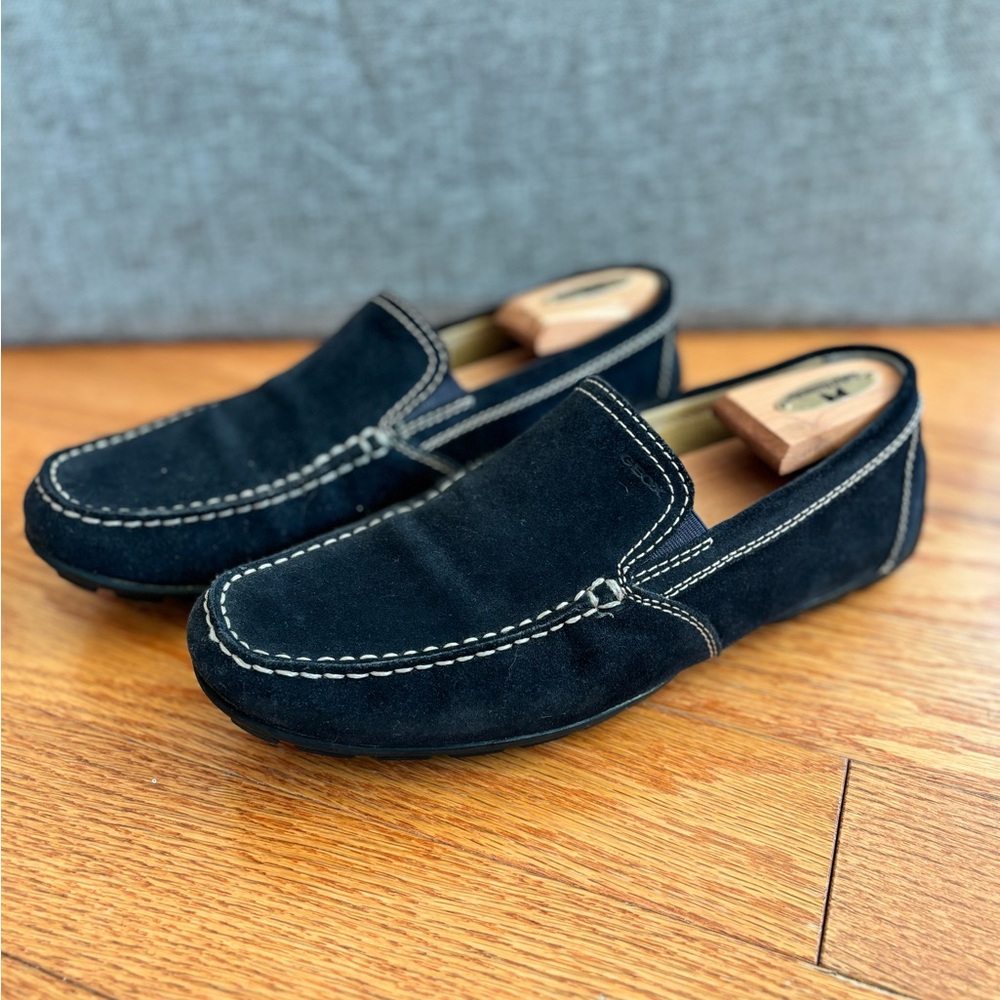 Geox men’s size 9 blue suede loafers
